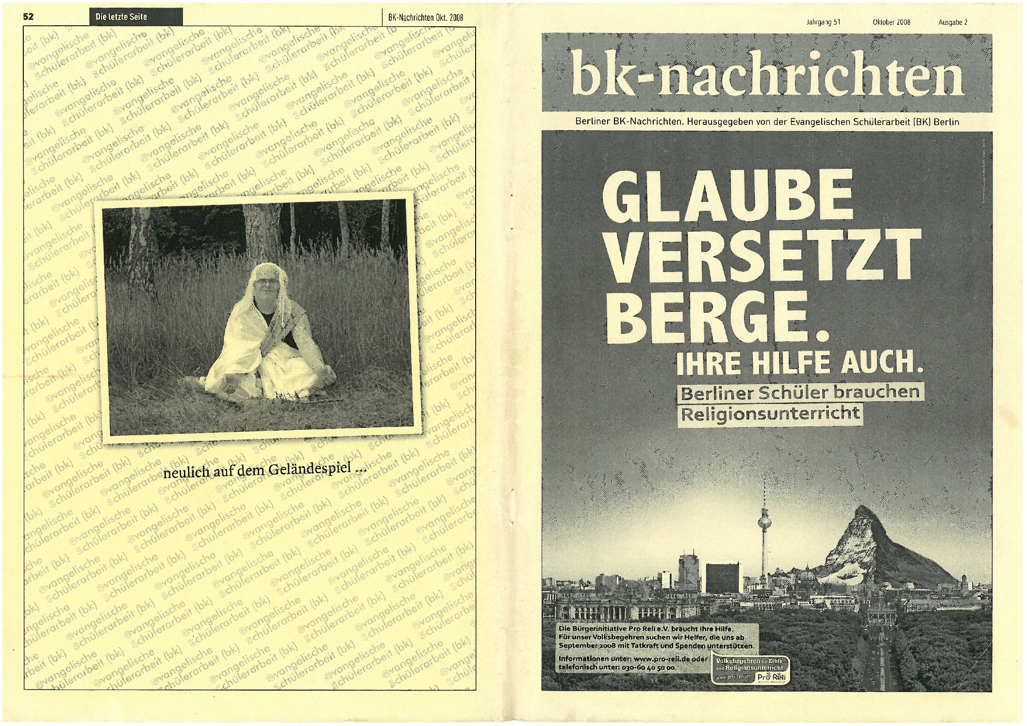 BK Nachrichten Oktober 2008